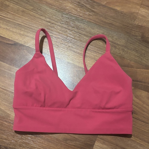 Lululemon Athletica Pink Focuser Scoop Nulu Sports Bra - Size XS - Picture 3 of 4